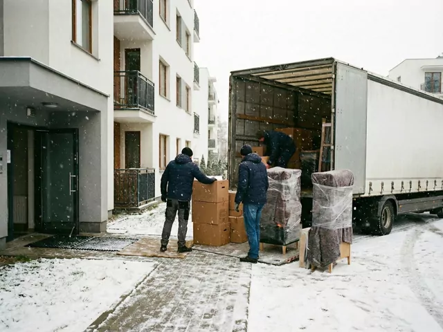 Przeprowadzka zimą - organizacja