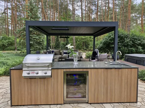 Funkcjonalna kuchnia ogrodowa