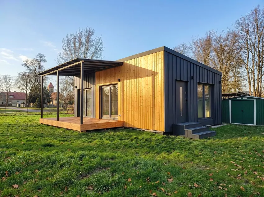 Przykładowy dom szkieletowy 51m2