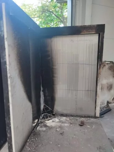 Rysunek 2 Płyta warstwowa PIR po badaniu SBI Rysunek 2 Płyta warstwowa PIR po badaniu SBI
