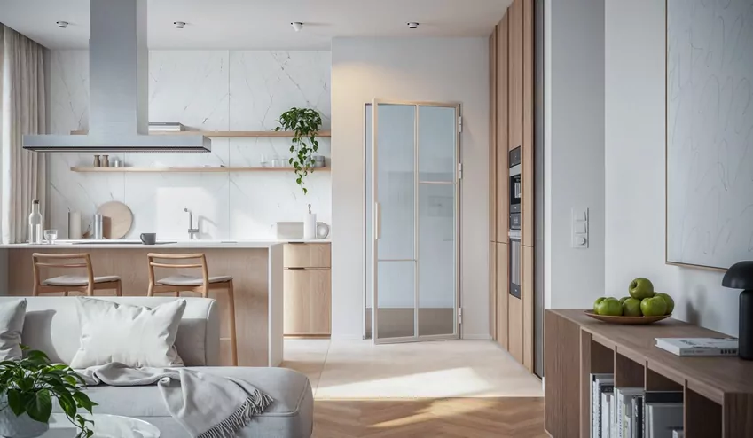 PORTA LOFT STALOWE 3 Biały