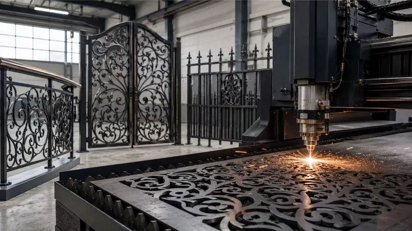 Balustrady, bramy i ogrodzenia – jak lasery CNC zmieniają produkcję metaloplastyki budowlanej Jak cięcie laserowe zmienia produkcję balustrad, bram i ogrodzeń – precyzja, trwałość i wybór materiału dla wykonawców i inwestorów.