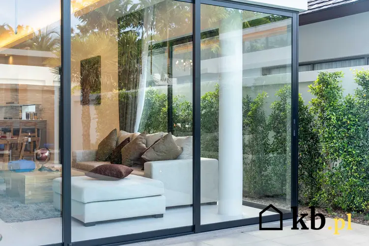 Szklane drzwi przesuwne jako wyjście na taras w domu jednorodzinnym, a także producenci, modele i najlepsze rozwiązania