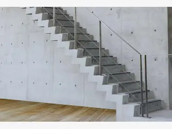 Ilustracja artykułu schody betonowe zewnętrzne i wewnętrzne - cena, rodzaje, wykonanie, wykończenie