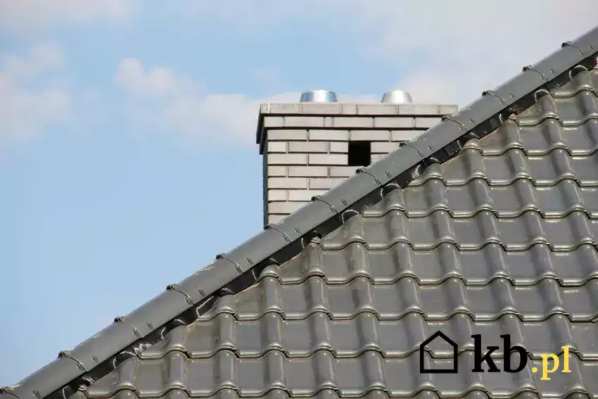 Dachówka Roben na dachu domu