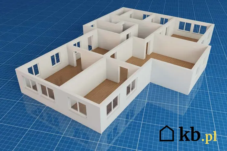 Projekt domu parterowego 3D, a także inne projekty domów tanich w budowie, najbardziej popularne rozwiązania i zastosowania