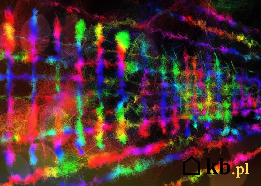 Fluorescencyjna farba w ciemności