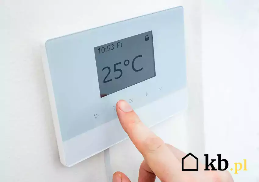 Bezprzewodowy termostat temperatury ustawienia
