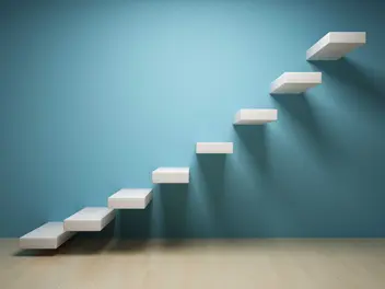 Ilustracja artykułu schody półkowe - zalety, wady, opinie, cena, montaż krok po kroku