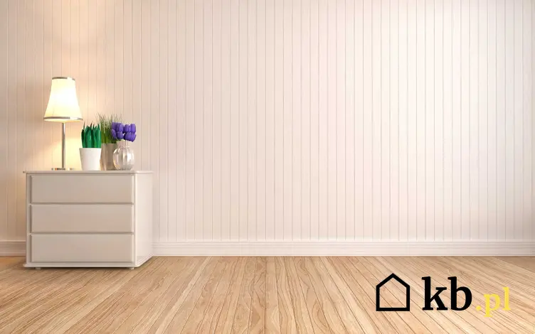 Jasny kolor boazerii w przedpokoju i pokoju będzie wyglądał najbardziej atrakcyjnie. Na tle białej ściany można ustawić meble w każdym kolorze.