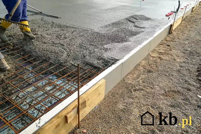 Wylewanie fundamentów i stropu betonu