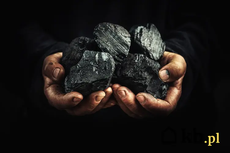 Węgiel w dłoniach oraz wartości opałowe paliw stałych