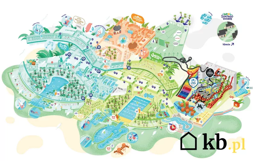 Mapa Suntago Park of Poland Suntago Park of Poland mapa