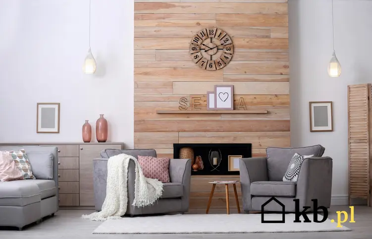 Panale drewniane na ścianę w salonie, a także drewniane panele ścienne i ich cena