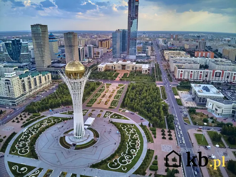 Panorama miasta Nur Sultan, a także inne miasta i stolice zaprojektowane od zera krok po kroku