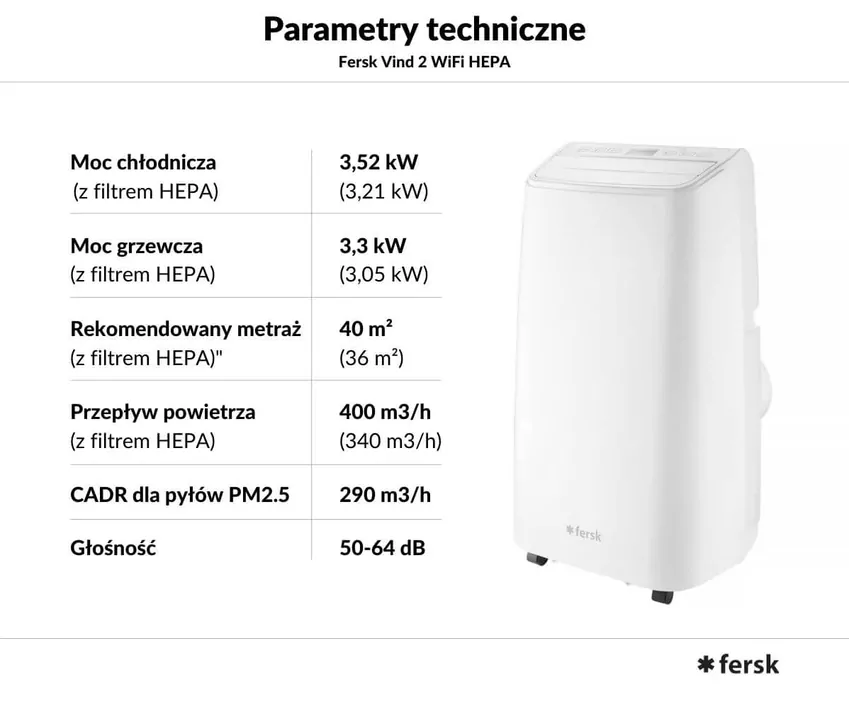 Fersk Vind 2 WiFi HEPA