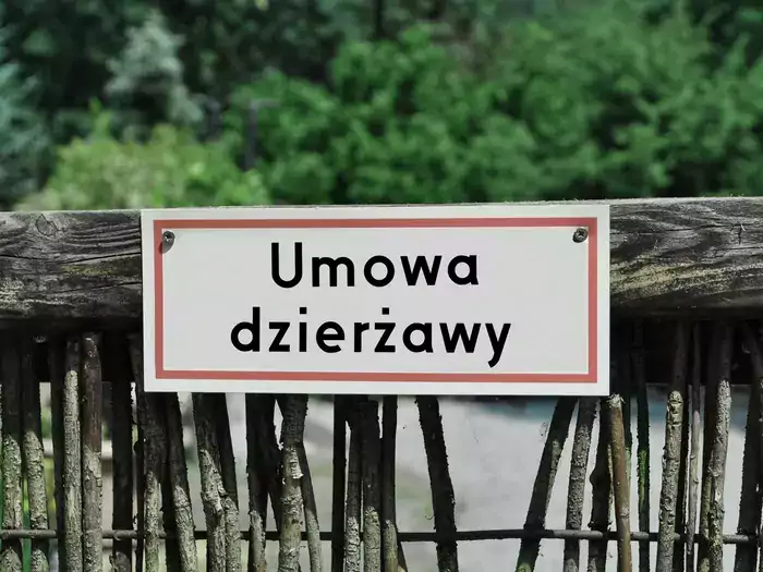 Zasady i wzór umowy dzierżawy gruntu