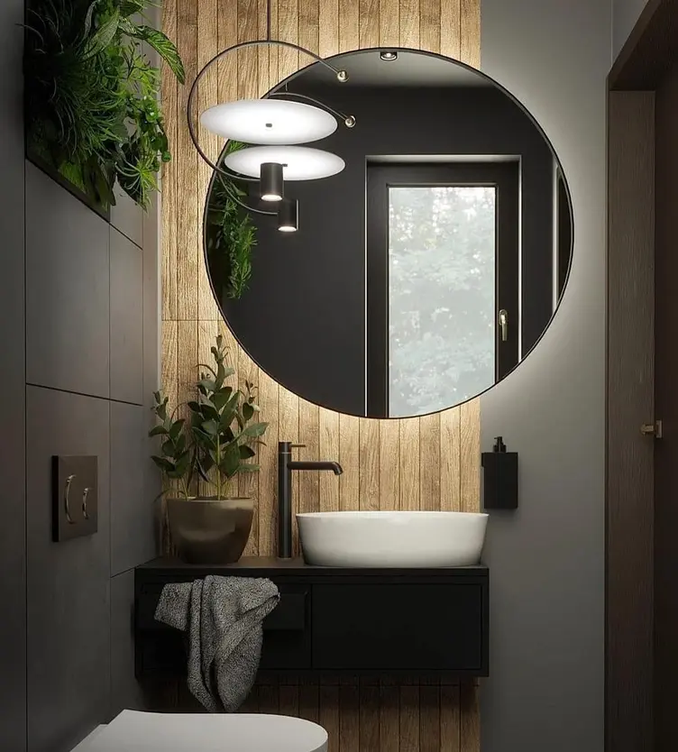 Lustra okrągłe i lustra z oświetleniem – idealne dopełnienie każdego wnętrza