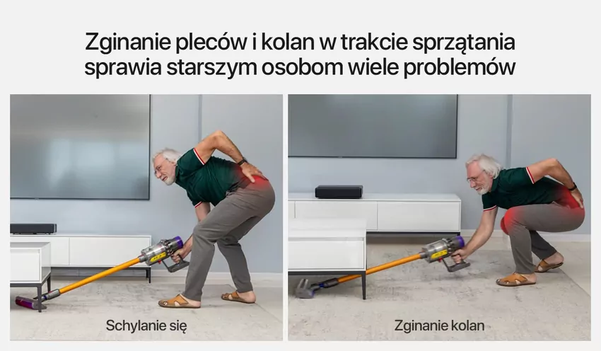 Ergonomiczny odkurzacz pionowy Redkey F10