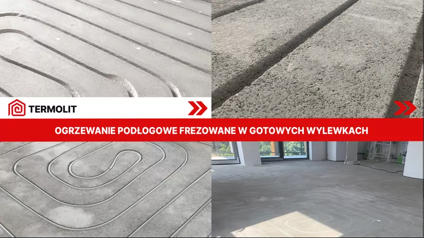 Frezowanie pod ogrzewanie podłogowe