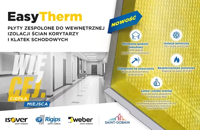 Płyty EasyTherm – więcej przestrzeni