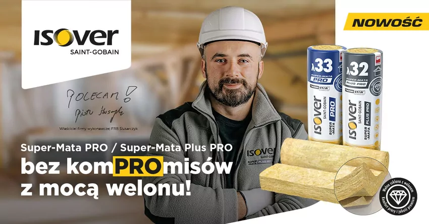 Nowe wełny ISOVER PRO