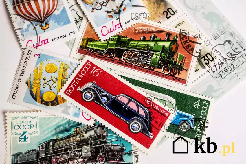 Kolekcjonerskie stare znaczki pocztowe