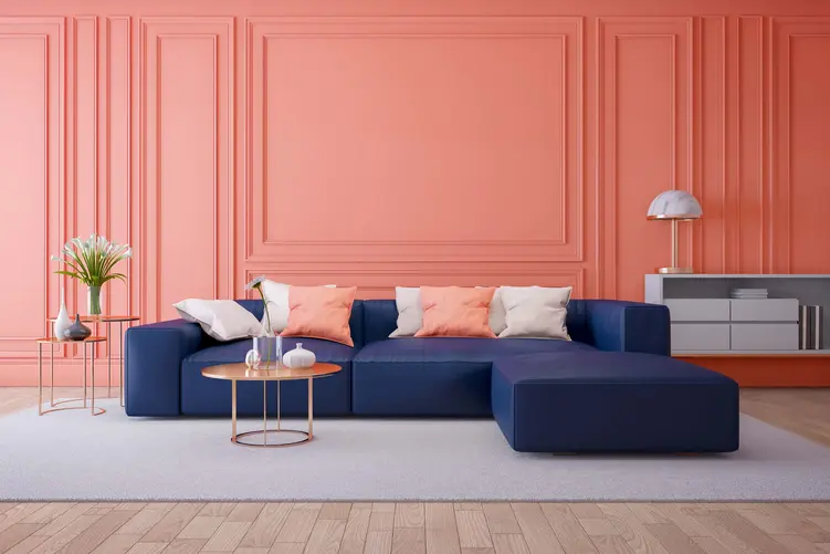 Jaki kolor ścian do salonu – modne kolory ścian w 2022 roku – jak pomalować salon, pokój?