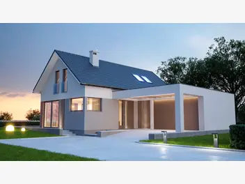 Ilustracja artykułu jak zrobić dach dwuspadowy? - projekt, wybór materiałów, wykonanie, porady