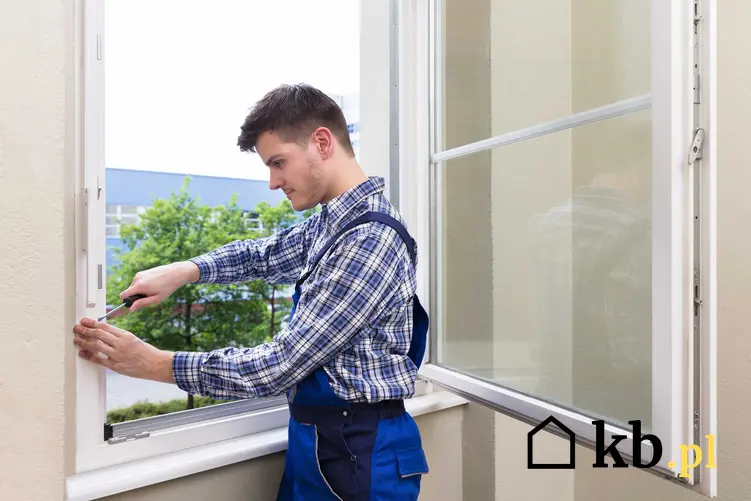 Mężczyzna mntujący okno, czyli zobacz, jak profesjonalnie zamontować okno, praktyczne wskazówki  odpowiedzi, wybór narzędzi i materiałów