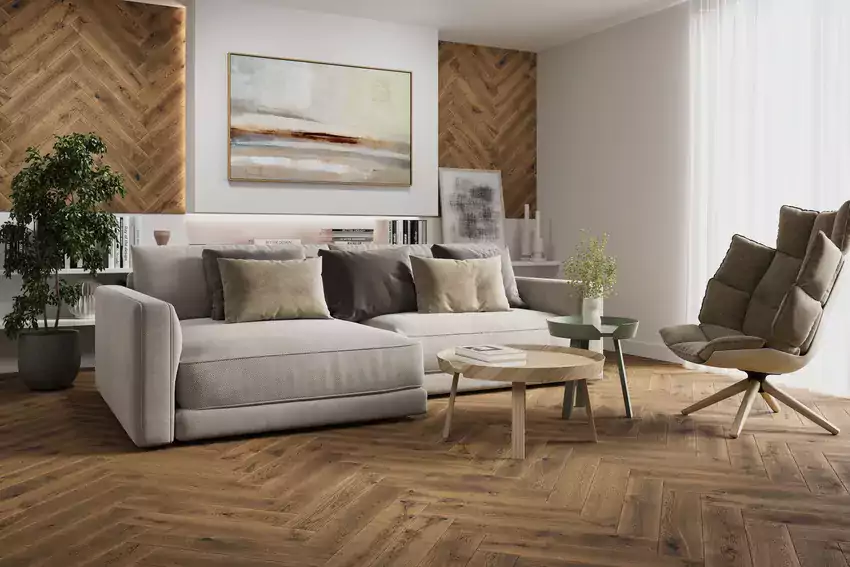 Drewniane podłogi w nowoczesnym wnętrzu