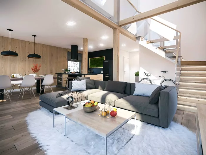 Projekt domu do 100m² z antresolą