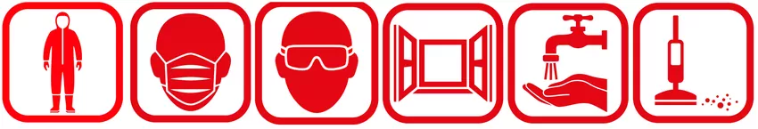 PSPS: Przykładowe piktogramy umieszczane na wyrobach z wełny