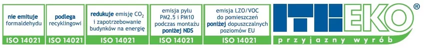 Etykietowanie środowiskowe płyt styropianowych oraz znak graficzny ITB-EKO Przyjazny wrób.