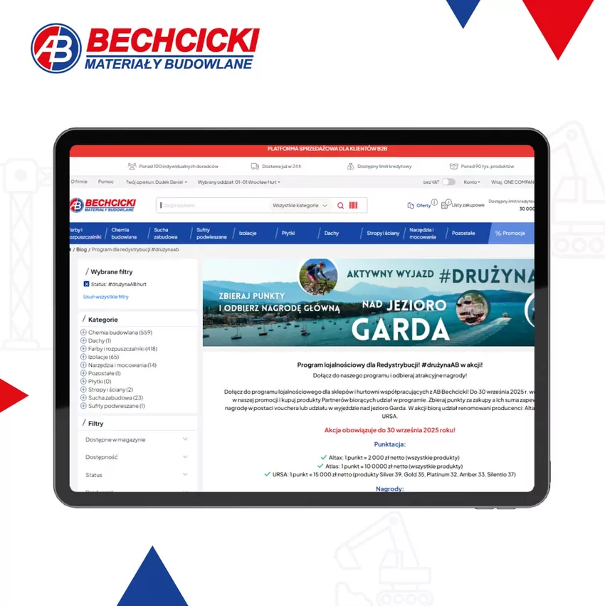 Pomaga lepiej kontrolować koszty oraz logistykę dostaw materiałów budowlanych Platforma budowlana