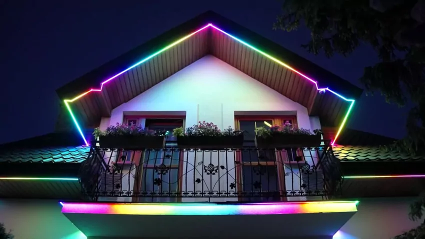 Nowoczesne oświetlenie elewacji