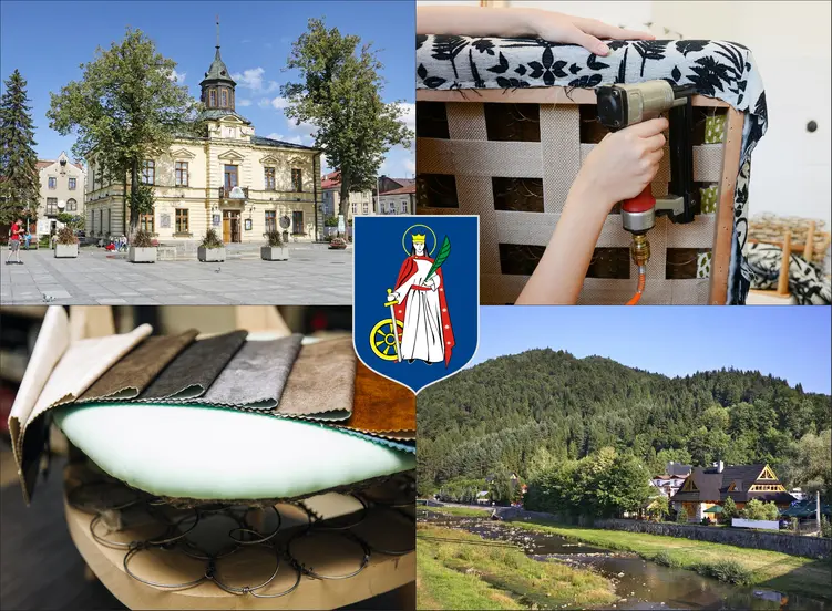Nowy Targ - cennik tapicerowania mebli - sprawdź ceny lokalnych tapicerów