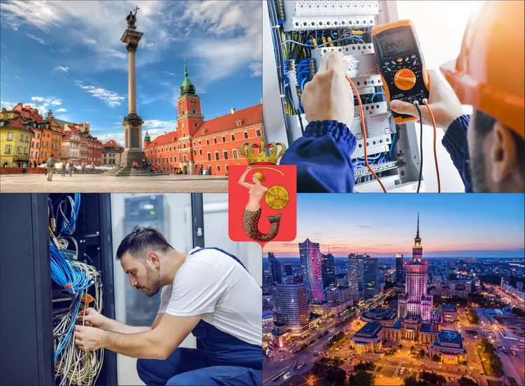 Warszawa - cennik elektryków - zobacz lokalne ceny usług elektrycznych