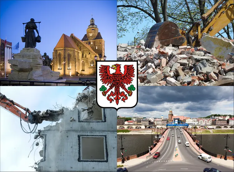Gorzów Wielkopolski - cennik wyburzeń i rozbiórek
