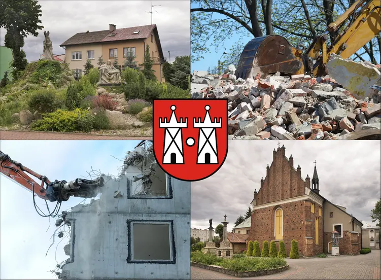 Płońsk - cennik wyburzeń i rozbiórek