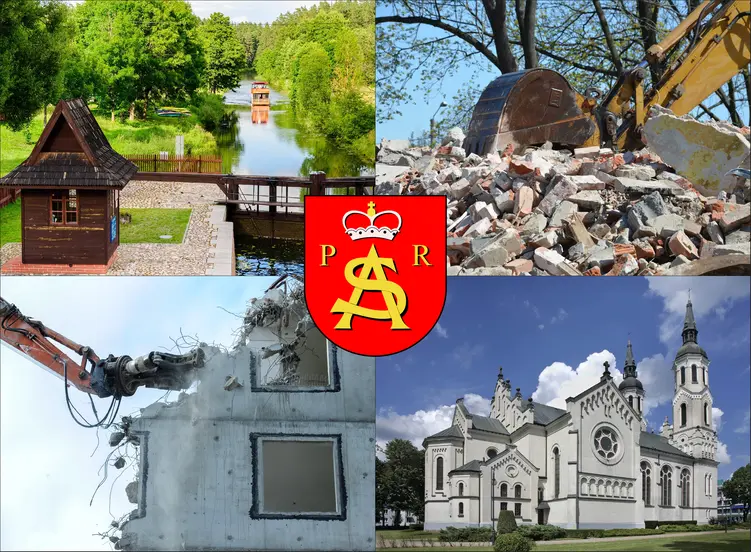 Augustów - cennik wyburzeń i rozbiórek