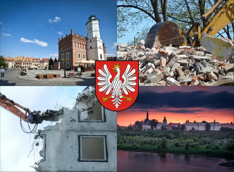 Sandomierz - cennik wyburzeń i rozbiórek - zobacz lokalne ceny usług rozbiórkowych