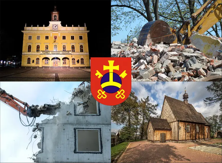 Ostrów Wielkopolski - cennik wyburzeń i rozbiórek