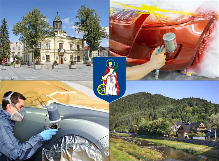 Nowy Targ - cennik lakierowania samochodów - sprawdź ceny u lokalnych lakierników