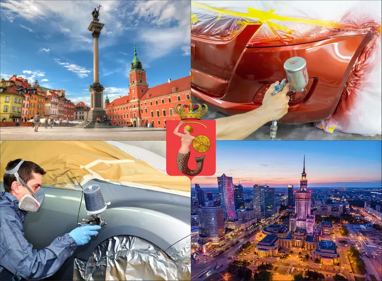 Warszawa - cennik lakierowania samochodów - sprawdź ceny u lokalnych lakierników