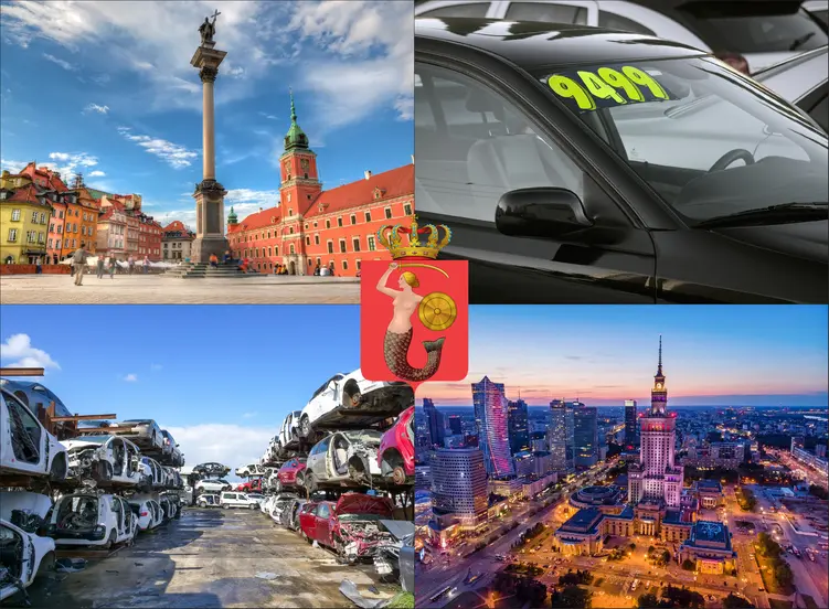Warszawa - cennik skupu aut - zobacz lokalne ceny na szrotach samochodowych