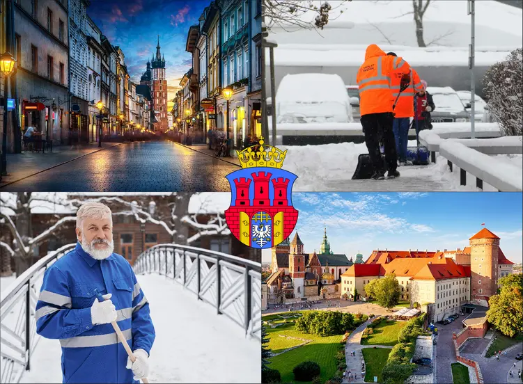 Kraków - cennik odśnieżania - zobacz lokalne ceny usuwania śniegu