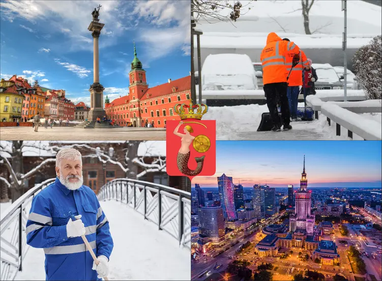 Warszawa - cennik odśnieżania - zobacz lokalne ceny usuwania śniegu