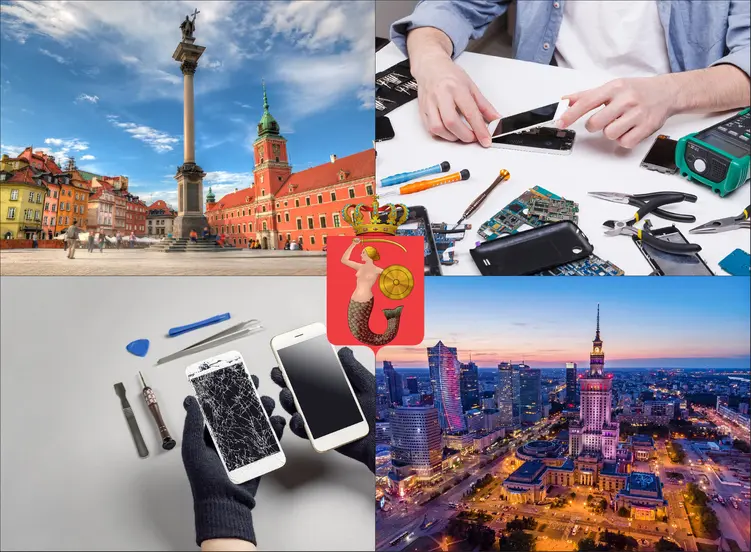Warszawa - cennik naprawy telefonów i wymiany szybki