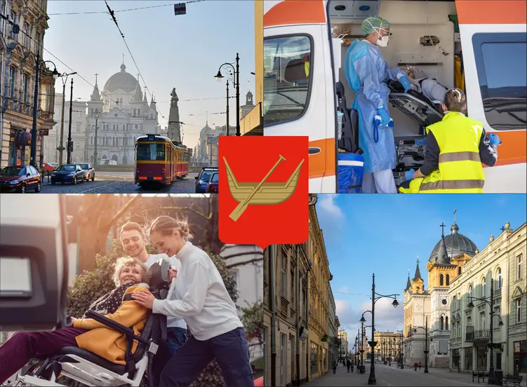 Łódź - cennik transportu medycznego - zobacz lokalne ceny transportu sanitarnego